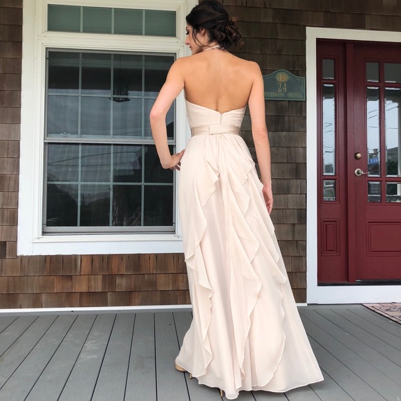 Vera Wang Formal Dress - Champagne - Size 2/4 - Picture 2 of 2